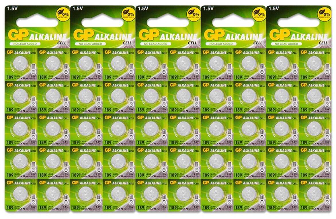 Батарейка AG10 (LR54, LR1130, 389) 1.5V GP Blister фотография 4