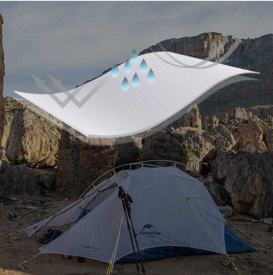 Палатка Naturehike Cloud Up-Wing Si (2-местная) фотография 2