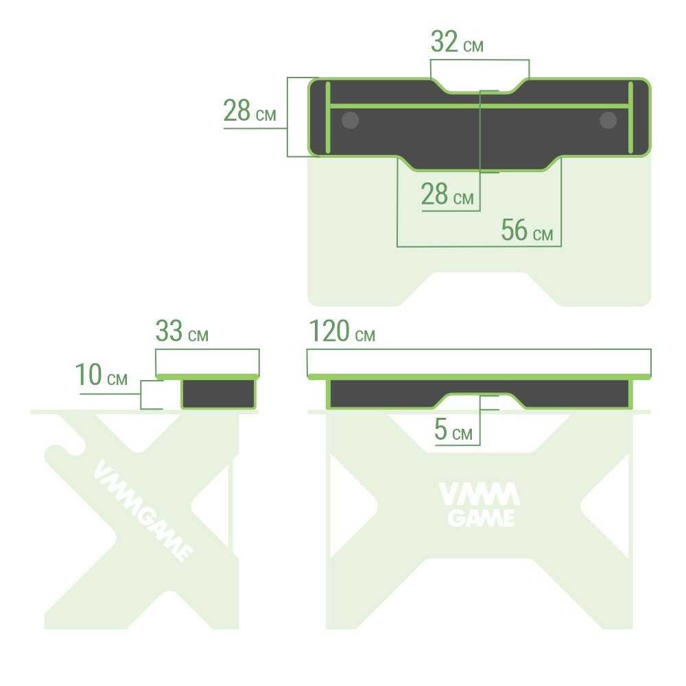 Подставка для монитора и акустической системы VMMGAME BASE 120 фотография 20