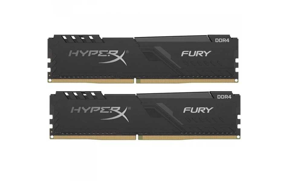 Оперативная память HyperX Fury 16 ГБ (8 ГБ x 2 шт.) DDR4 DIMM CL16 (HX432C16FB3K2/16) фотография 17