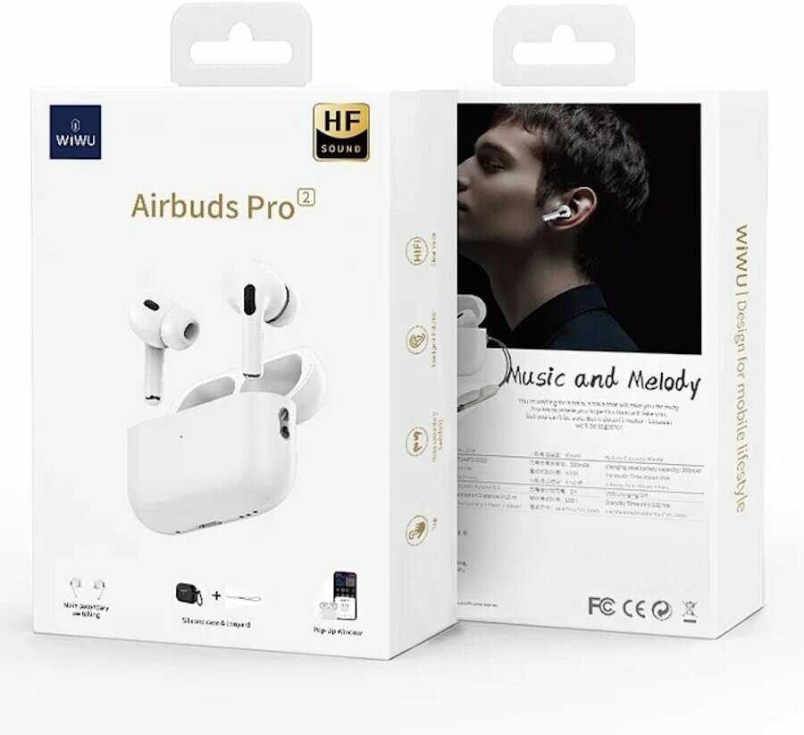 Беспроводные наушники WiWU Airbuds Pro 2 SE фотография 10