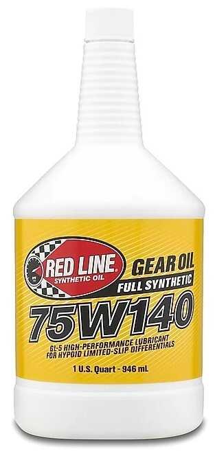 Масло трансмиссионное RED LINE 75W140 GL-5 75W-140