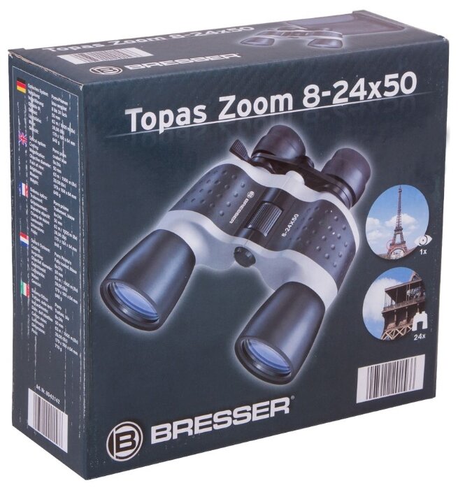 Бинокль BRESSER Topas 8-24x50 фотография 7