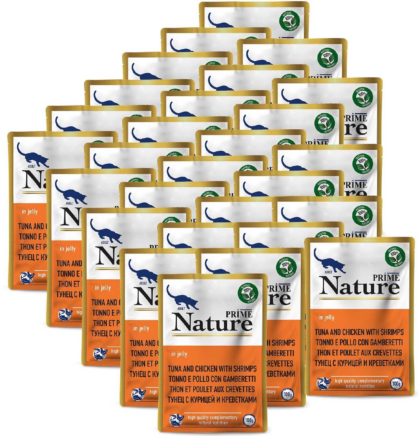 PRIME NATURE Тунец с курицей и креветками для кошек фотография 11