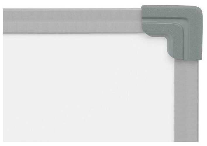 Доска магнитно-маркерная 100х120 BoardSYS, белая, с полочкой 10ФСС*120 фотография 1