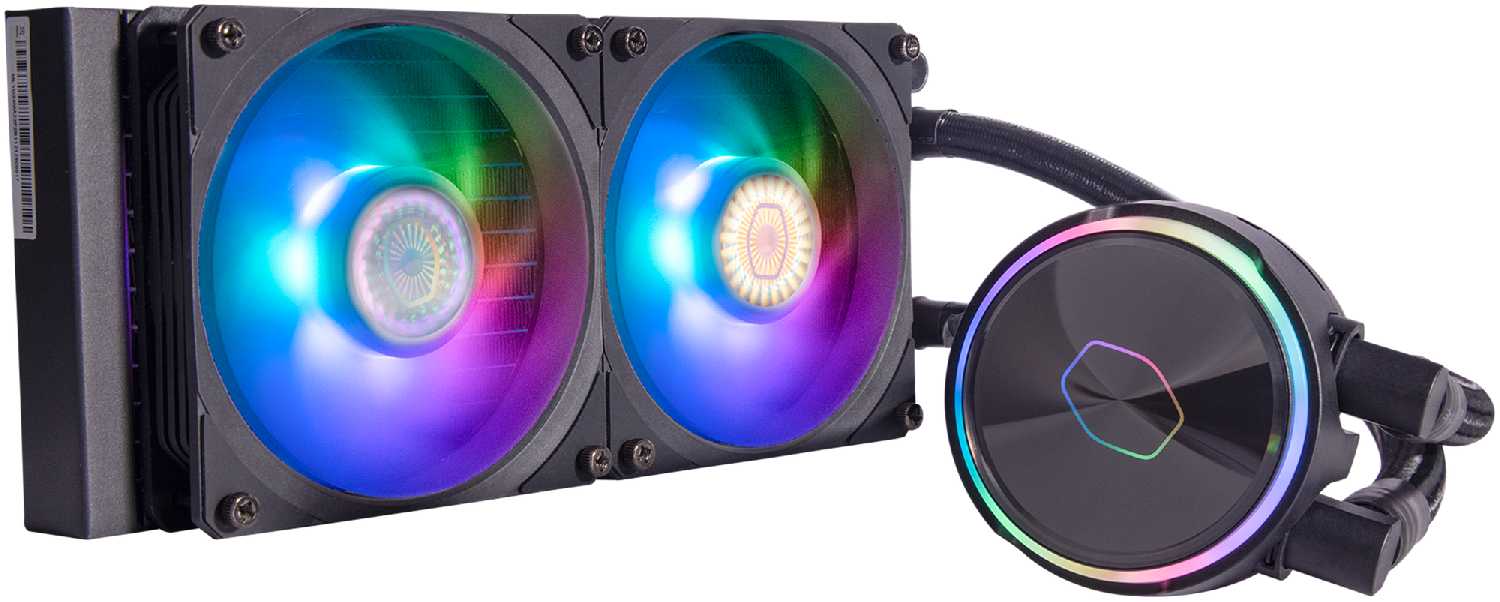 Система водяного охлаждения Cooler Master MasterLiquid PL240 Flux фотография 9