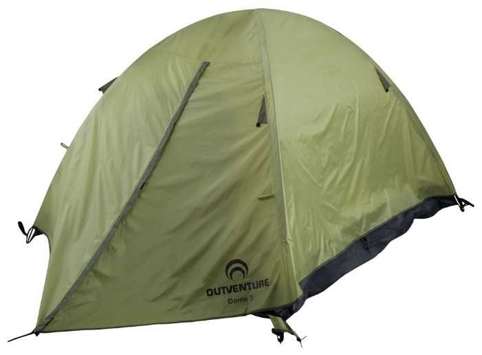 Палатка трехместная OUTVENTURE Dome 3 фотография 2