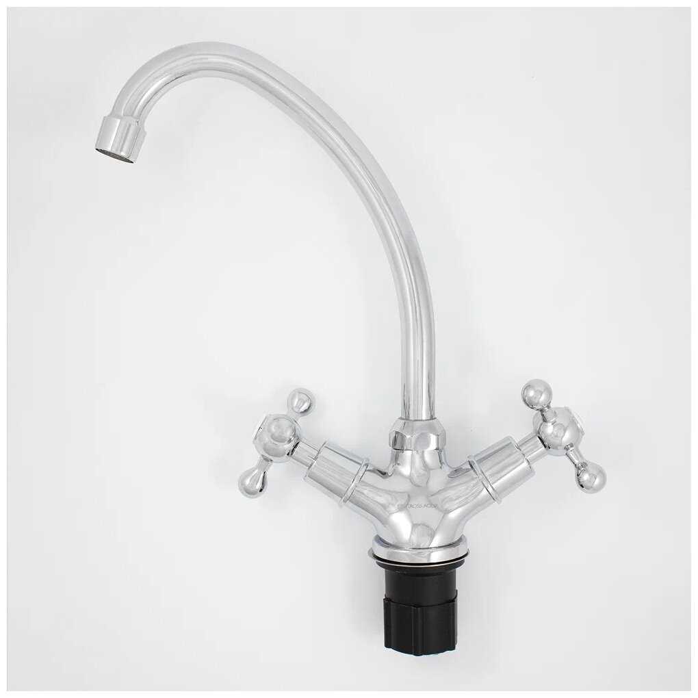 Смеситель для кухни (мойки) GROSS AQUA Yota 3088039С-B03, вентильный фотография 3