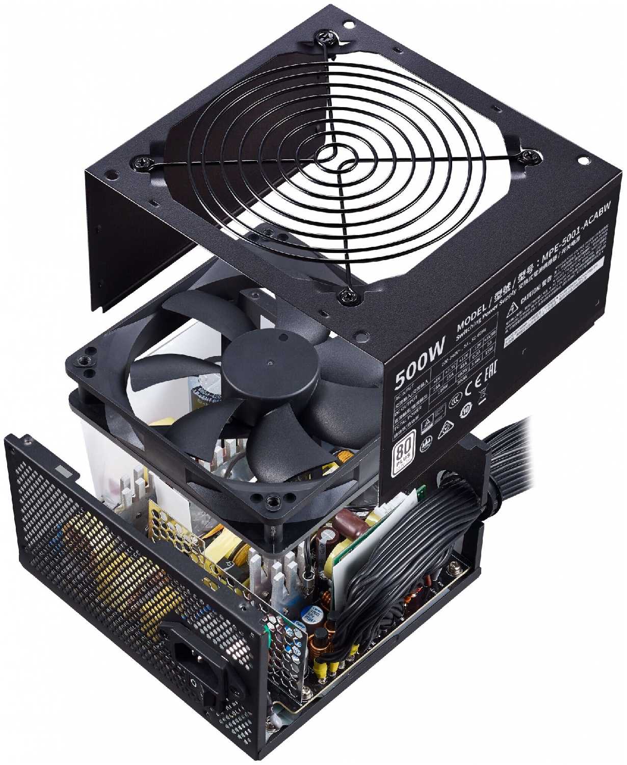 Блок питания Cooler Master MWE 500 White 230V - V2 (MPE-5001-ACABW) фотография 9