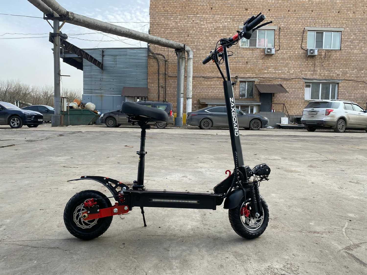 Внедорожный электросамокат ZAXBOARD Grizly BASE 16ah 1440w фотография 4