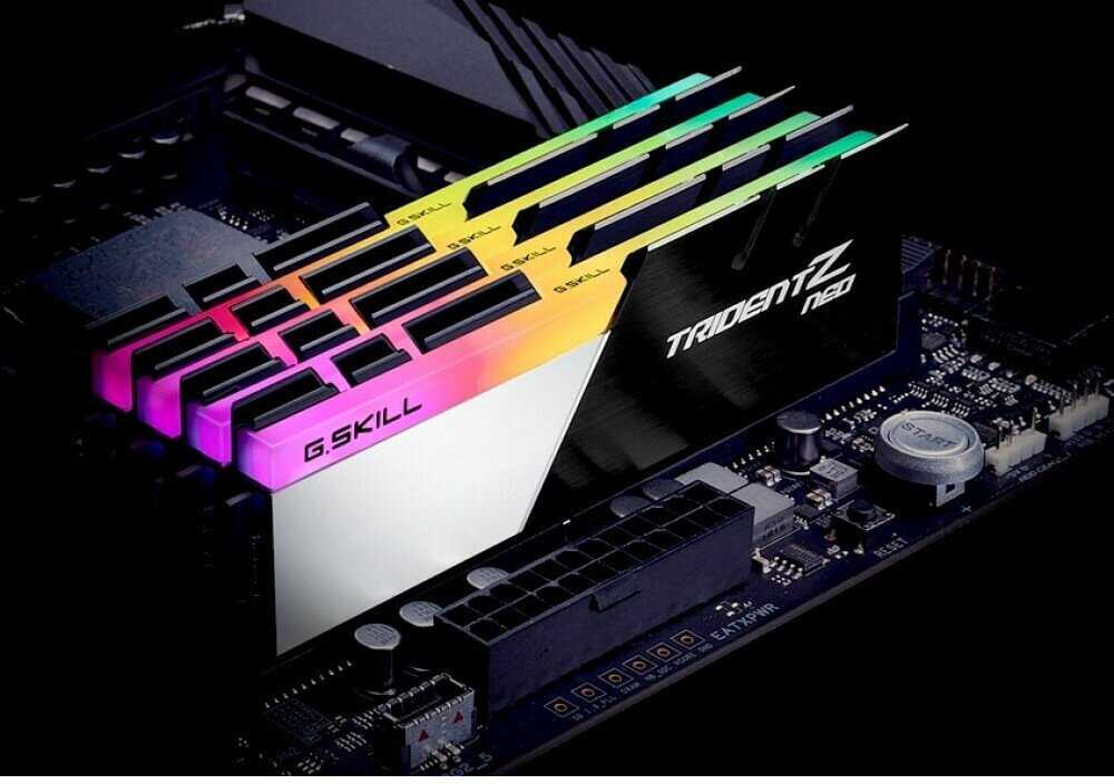 Оперативная память G.SKILL Trident Z Neo 32 ГБ DDR4 DIMM CL16 (F4-3600C16D-32GTZNC) фотография 6