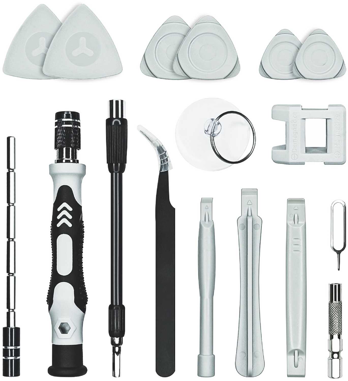 Набор прецизионных отверток VertexTools для точных работ 115 предметов 1/8 со сменными насадками в кейсе фотография 1