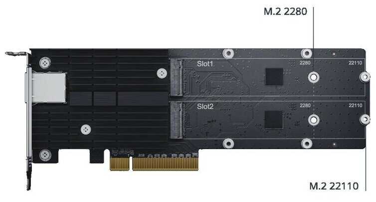 Плата расширения Synology (E10M20-T1) фотография 1