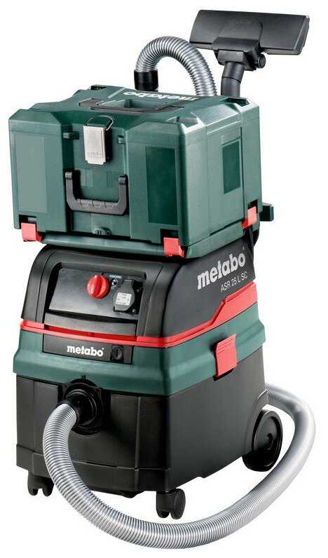 Пылесос промышленный Metabo ASR 25 L SC (1400 Вт) фотография 3