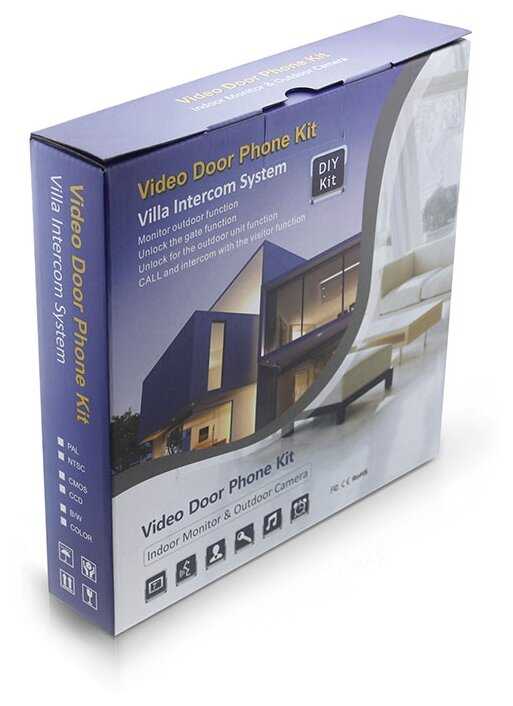 Комплектная дверная станция (домофон) PS-Link DB09 цвет панели: черный фотография 5