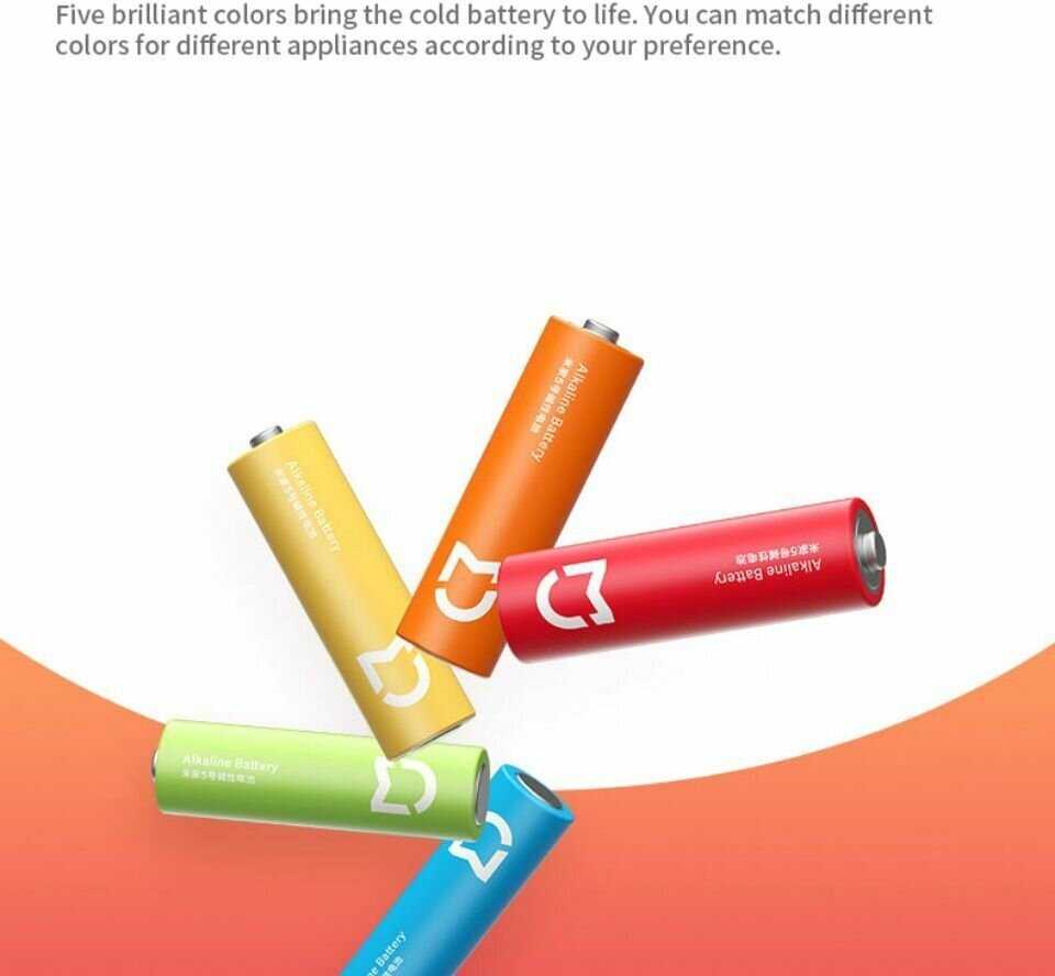 Батарейки Mijia Rainbow No.7 AAA batteries (40 шт) фотография 1
