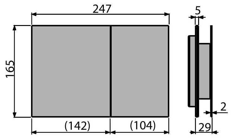 Кнопка смыва Alcadrain Flat Fun Alunox фотография 1