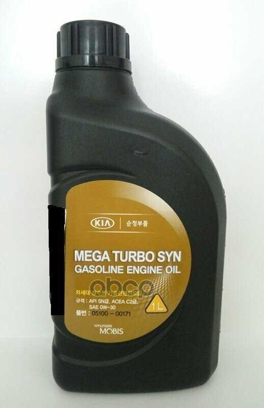 Моторное масло Hyundai-KIA Mega Turbo Syn Gasoline Engine Oil 0W30 C2