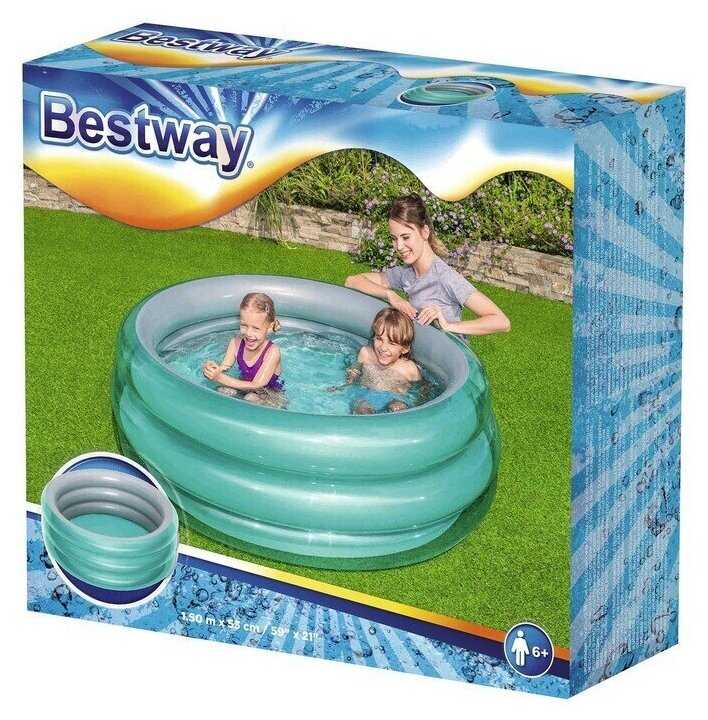 Бассейн Bestway Big Metallic 3-Ring (51041) фотография 7