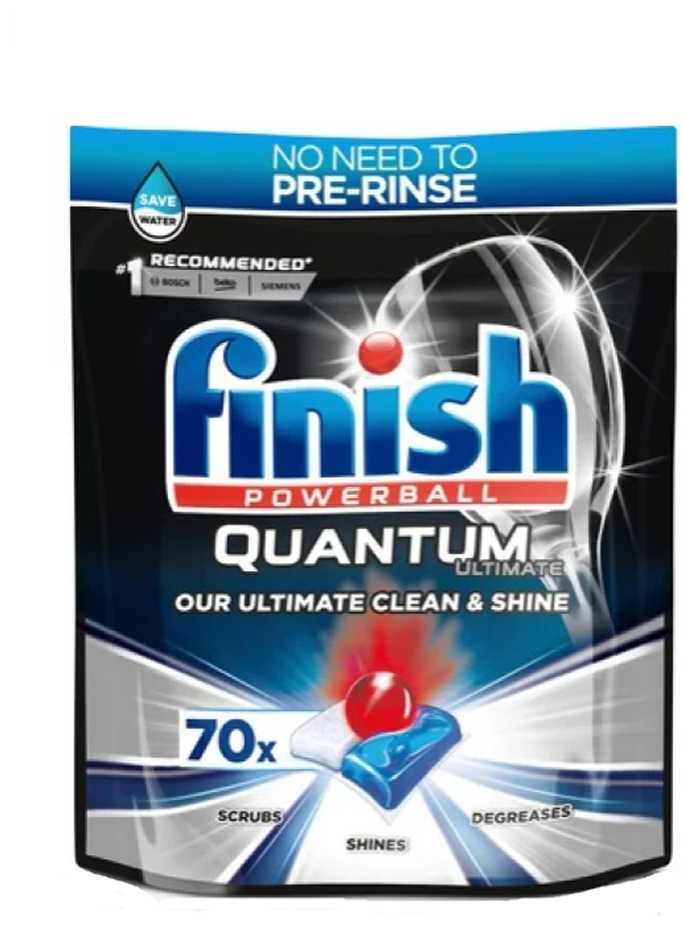 Капсулы для посудомоечной машины Finish Quantum Ultimate капсулы (original) дойпак фотография 15