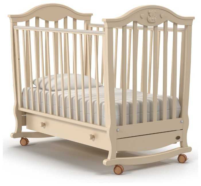 Детская кровать Nuovita Sorriso dondolo (Noce scuro/Темный орех) фотография 1