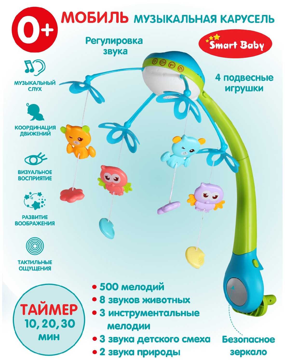 Детская карусель Smart Baby Мобиль фотография 17