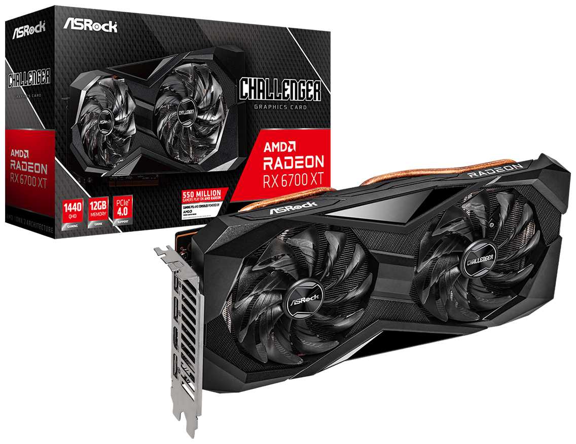 Видеокарта ASRock RX6700XT CLD 12G фотография 4