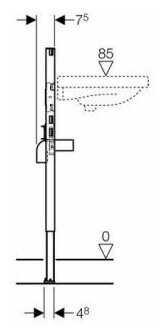 Рамная инсталляция Geberit Duofix (111.490.00.1) фотография 9