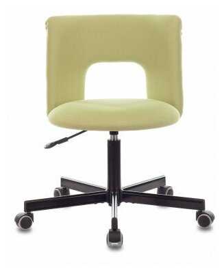 Кресло Бюрократ KF-1M, обивка: ткань, цвет: светло-зеленый фотография 15