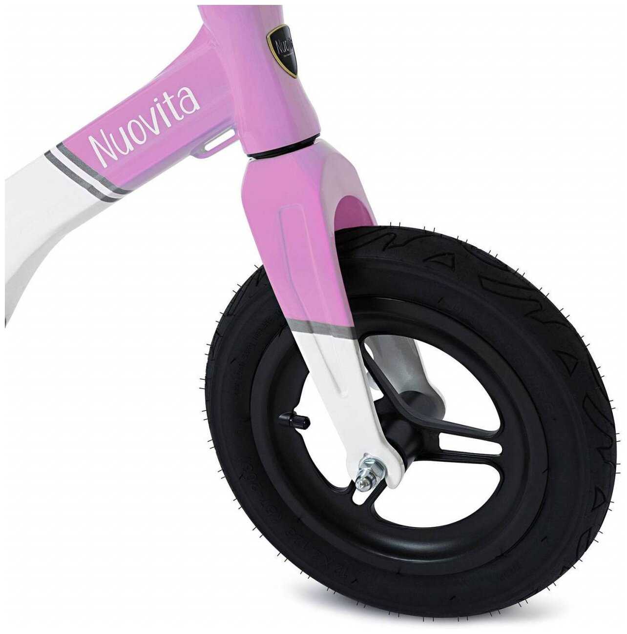 Беговел для детей Nuovita Mobinni N2 Nero Rosso/Красно-черный фотография 18