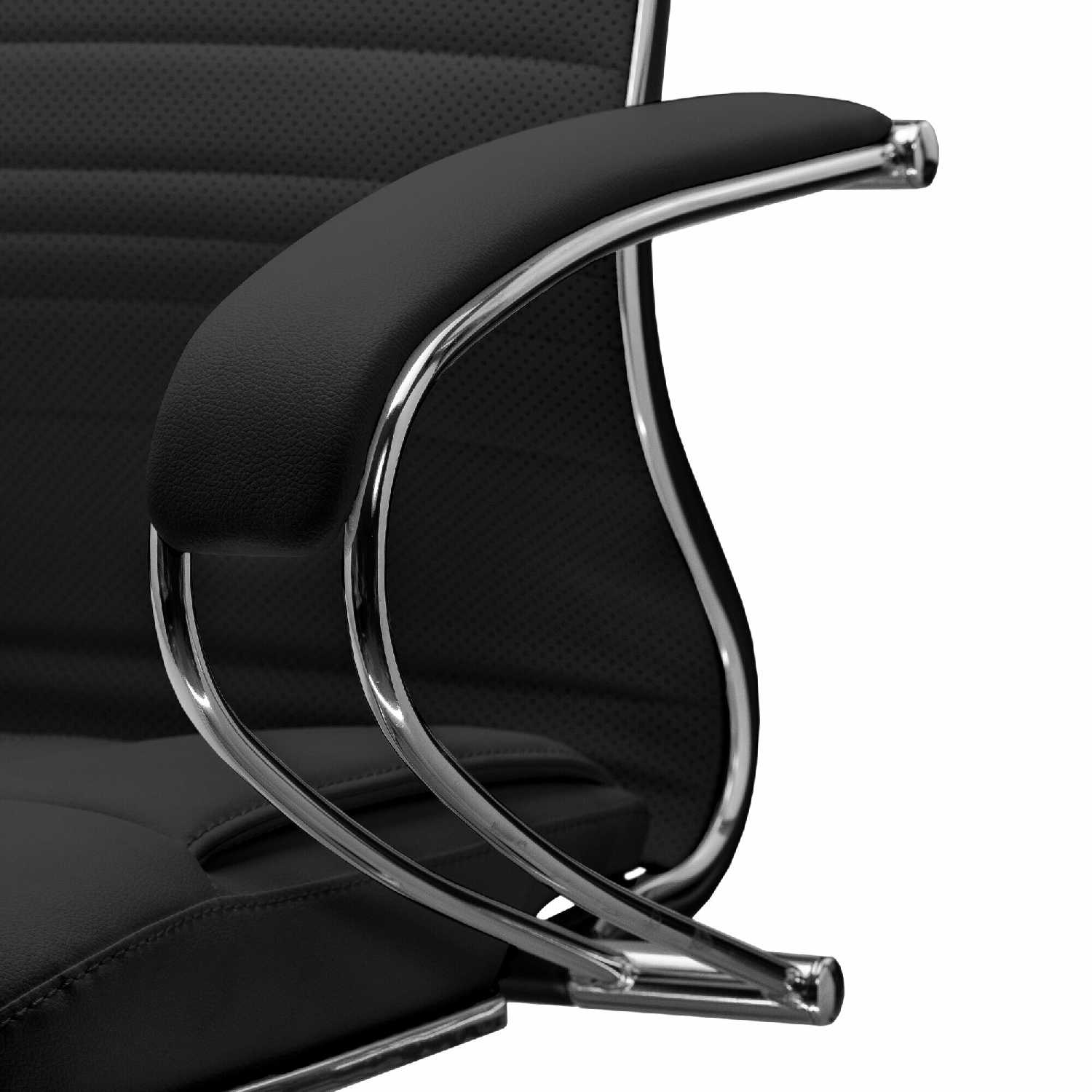 Кресло компьютерное МЕТТА-6/подл.116/осн. Synchro 052 Белый фотография 3