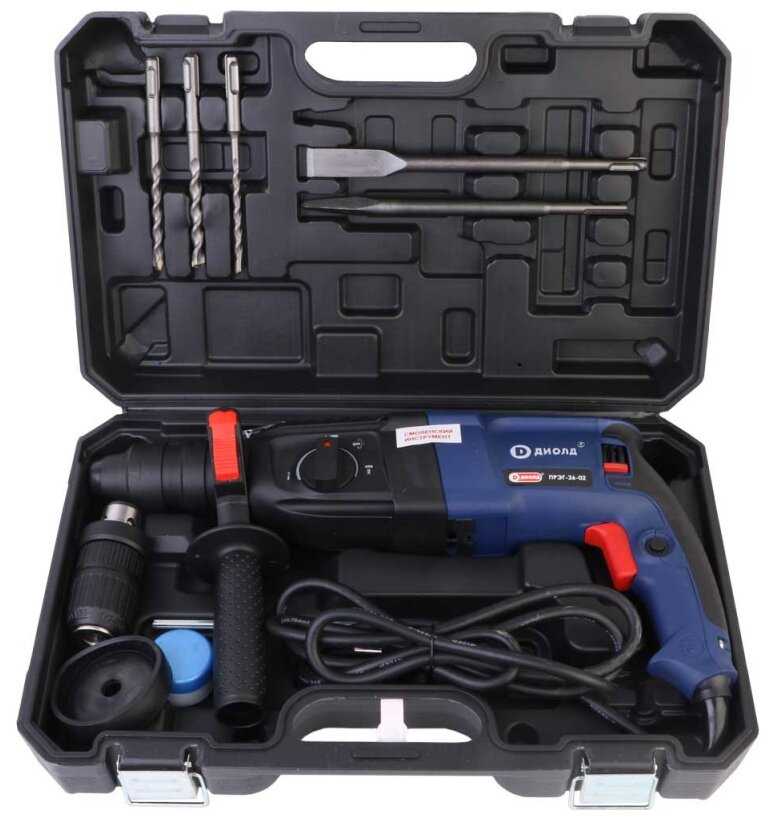 Перфоратор ДИОЛД ПРЭГ-26-02 (10051200), без аккумулятора, 900 Вт фотография 7