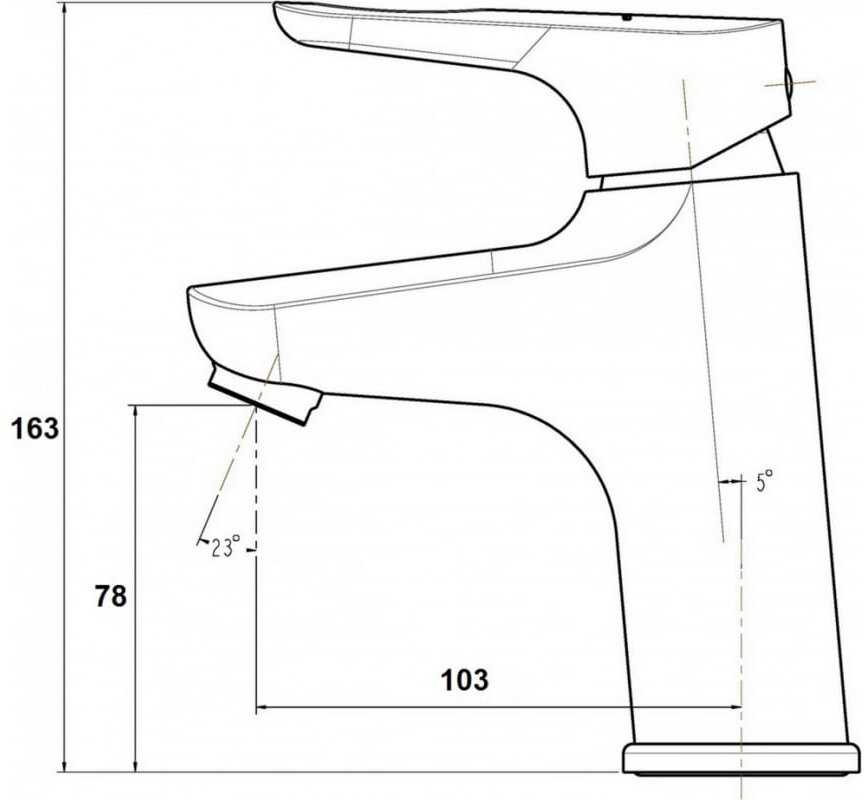 Смеситель Swedbe Venado (1660) фотография 1