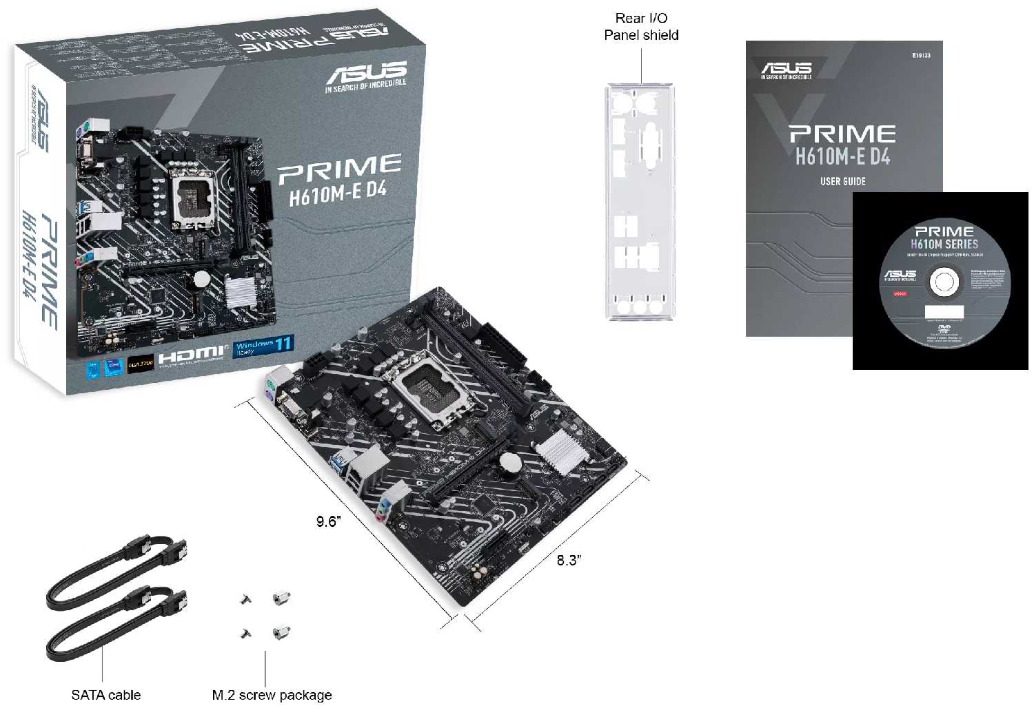 Материнская плата ASUS PRIME H610M-E D4 фотография 6