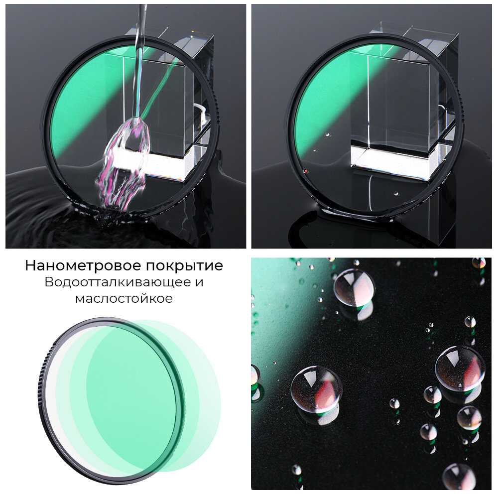 Светофильтр K&F Concept Nano-X MRC Black Mist Filter (49mm) фотография 9