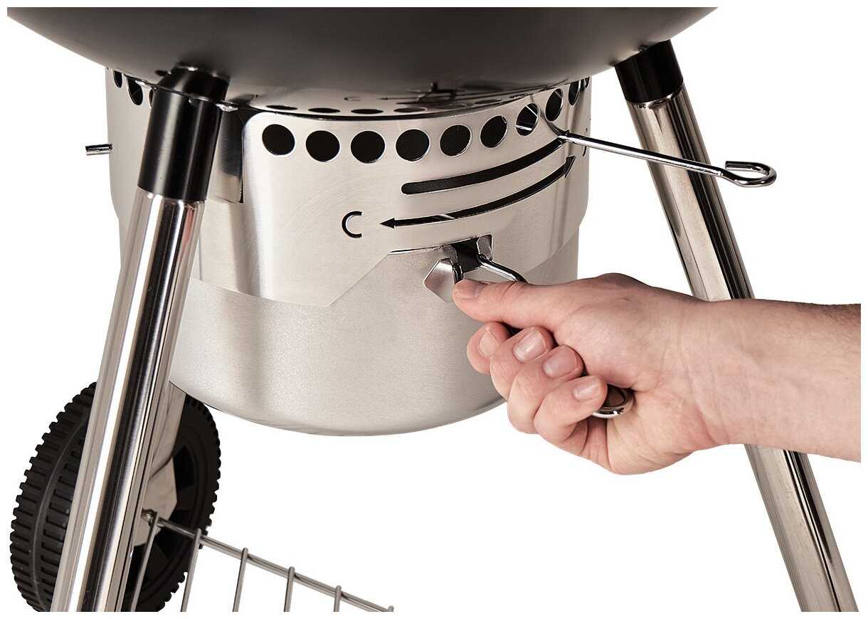 Гриль угольный Go Garden Premium 56 LUX, 70х58х102 см фотография 15