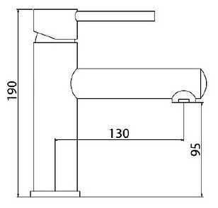Смеситель для раковины (умывальника) Seaman Eco Koblenz SSN-2223, рычажный фотография 1