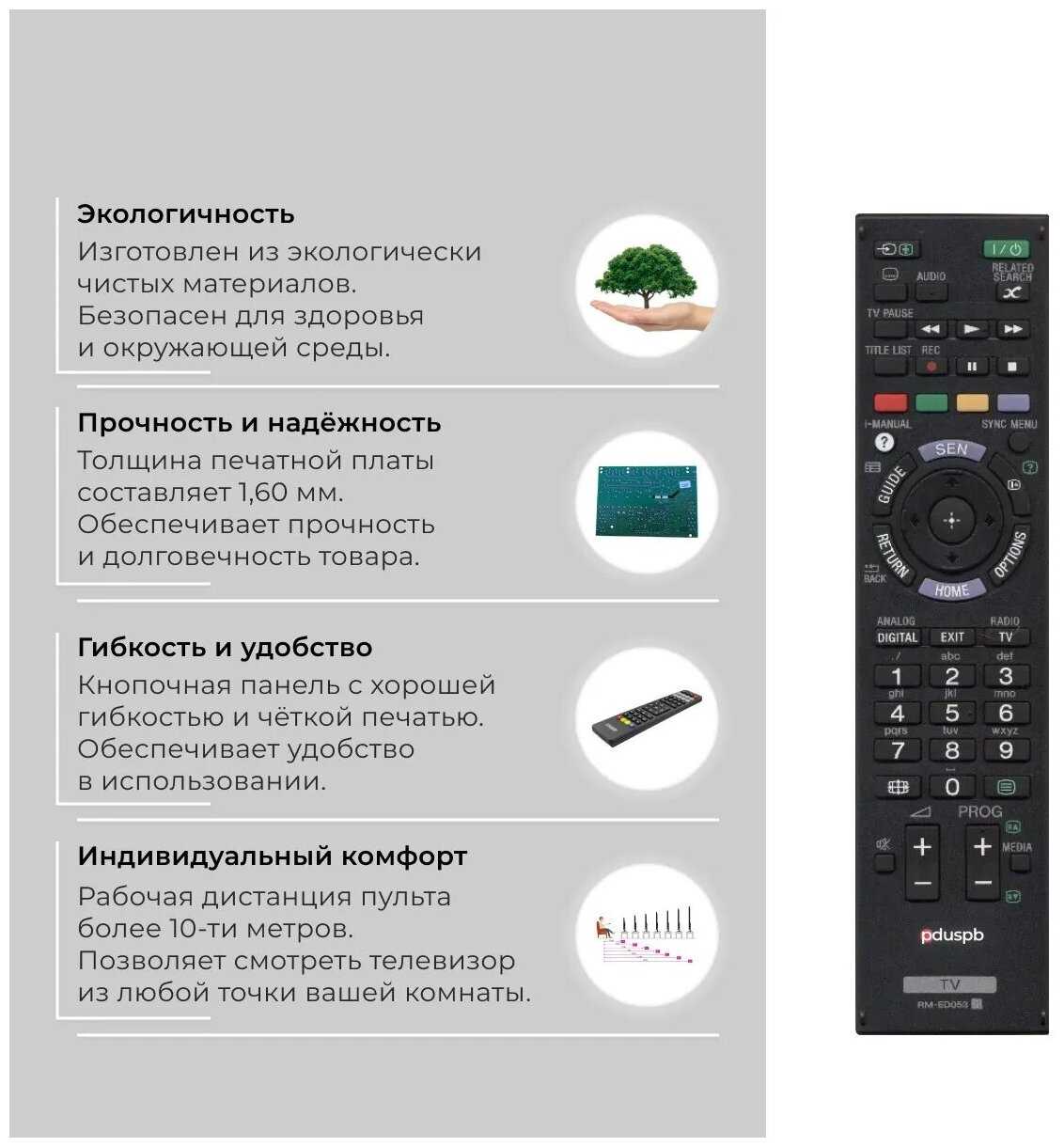 Пульт для Sony RM-ED053 фотография 2