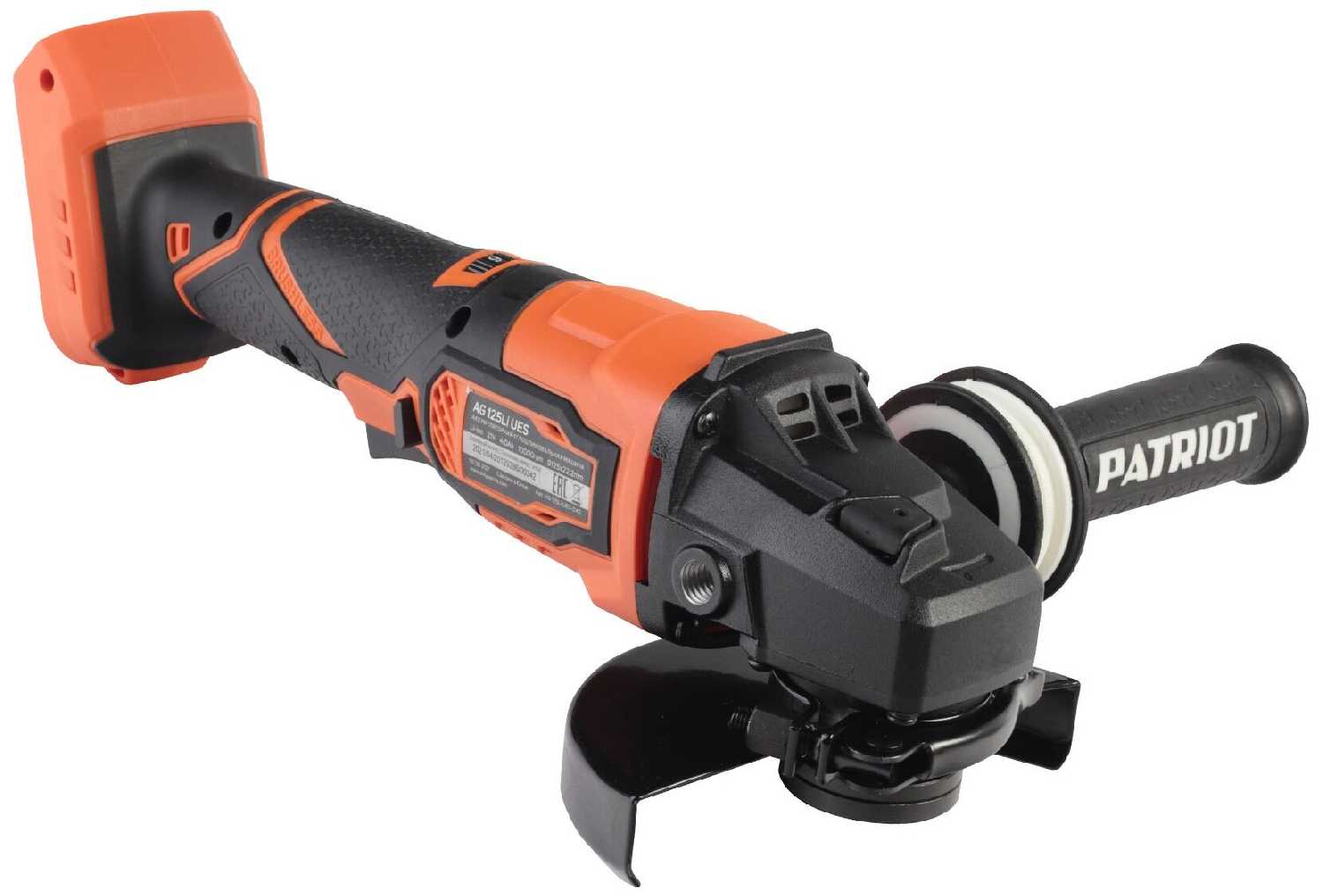 Аккумуляторная УШМ PATRIOT AG 125 UES фотография 2