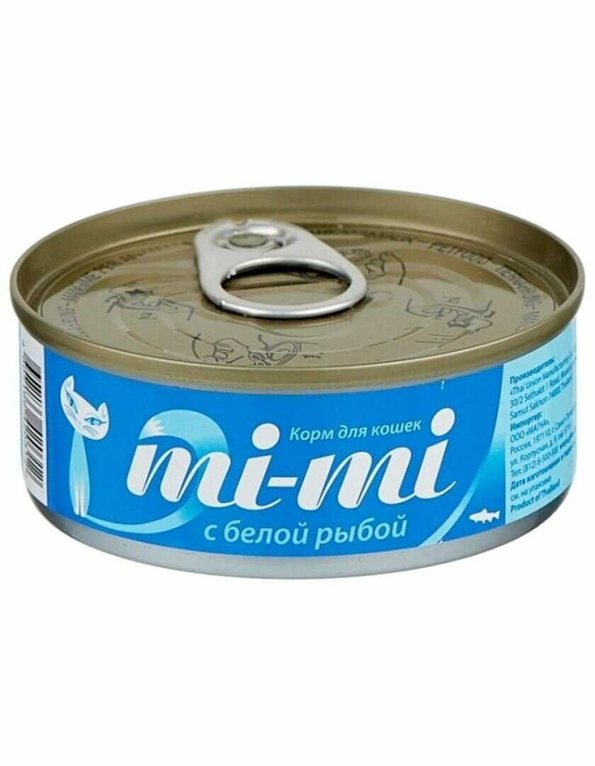 Корм для кошек и котят Mi-Mi беззерновой с белой рыбой фотография 16