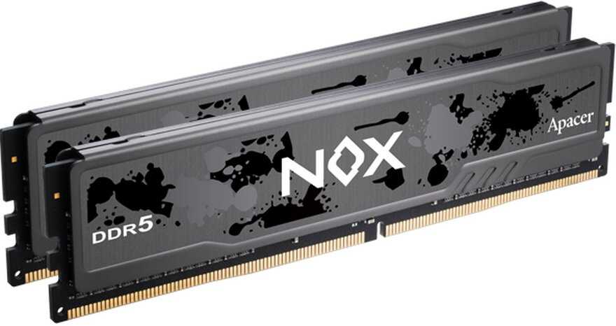 Оперативная память Apacer NOX DIMM 32Gb DDR5 6000 MHz (AH5U32G60C512MBAA-2) фотография 2