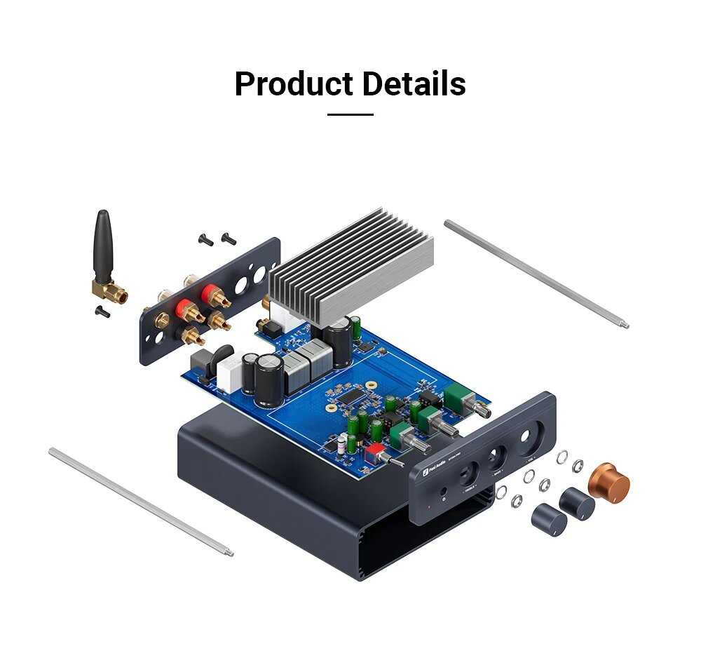 Усилитель для колонок Fosi Audio BT20A Pro 300 Вт фотография 6