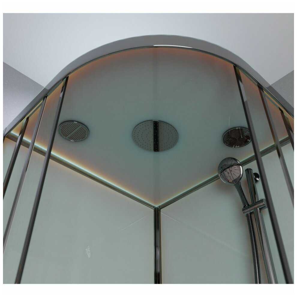 Душевая кабина Frank F400/2 Brilliant 100x100x220 см фотография 4