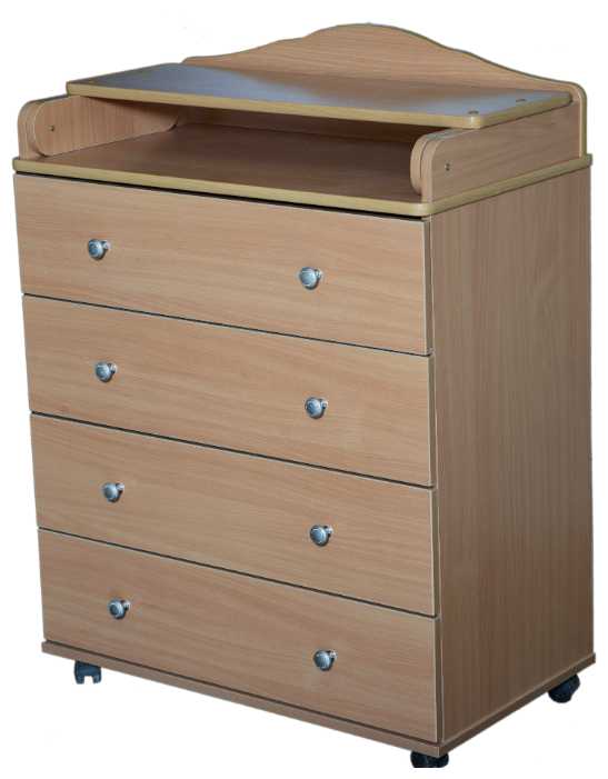 Пеленальный комод Кедр Victoria 804 ЛДСП фотография 2