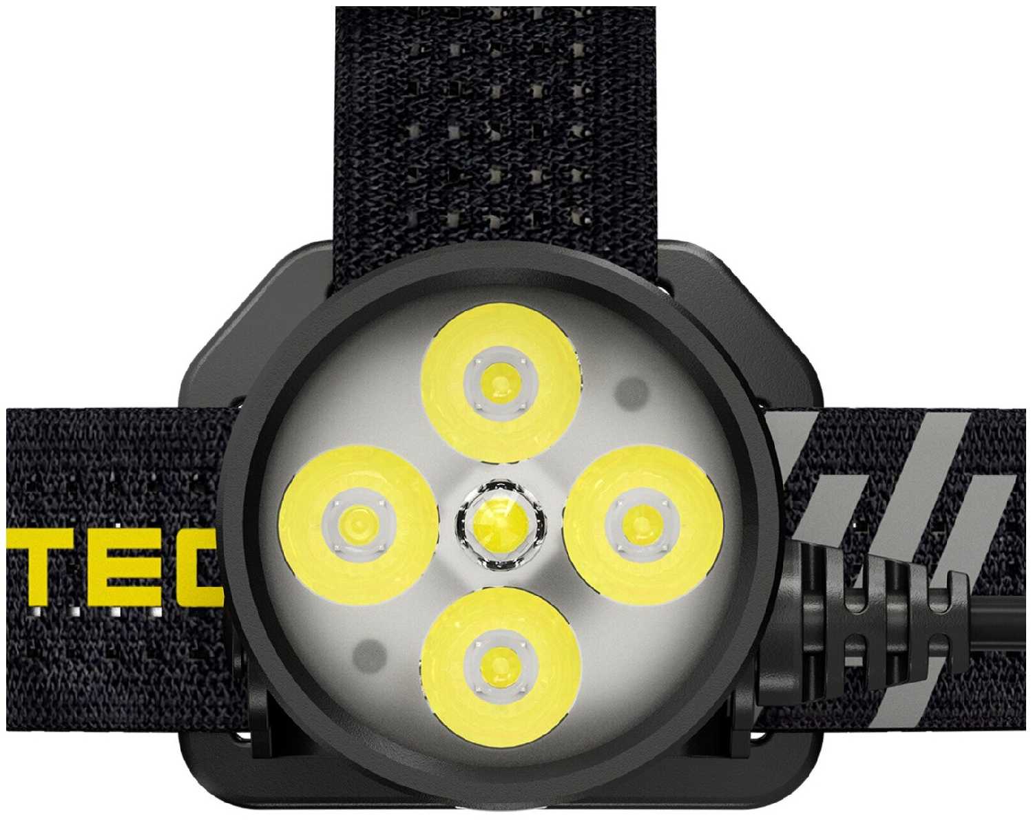 Налобный фонарь Nitecore HU60 CREE 4*XP-G3 S3+XHP35HDE2 , 1600 люмен, регулируемый фокус фотография 2