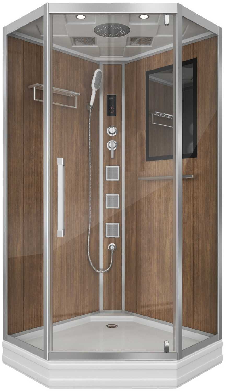 Душевая кабина Niagara Luxe NG-7717WD низкий поддон 100см*100см