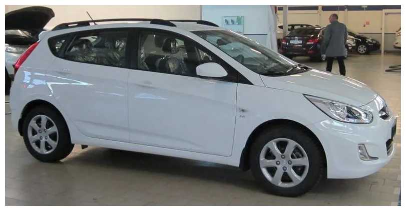 Рейлинги для Hyundai Solaris хэтчбек 2011-2017 черные фотография 2