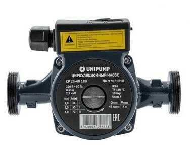 Циркуляционный насос UNIPUMP CP 25-40 180 (72 Вт)