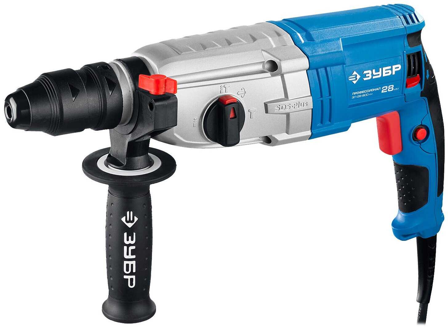 Перфоратор ЗУБР ЗП-28-800 КМ, 800 Вт фотография 1