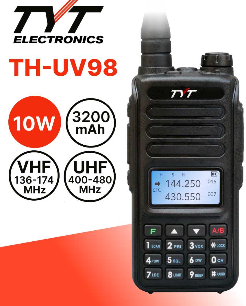 Рация TYT TH-UV98 (UHF; VHF; IP56) фотография 11